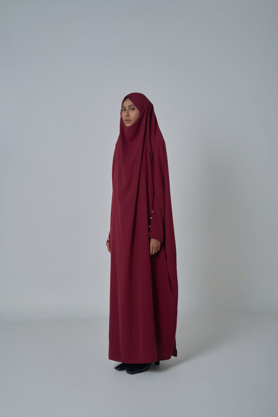 Shazia Semi Linen Abaya